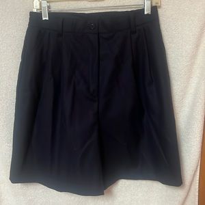 Sag Harbor navy wool bermuda shorts 12P